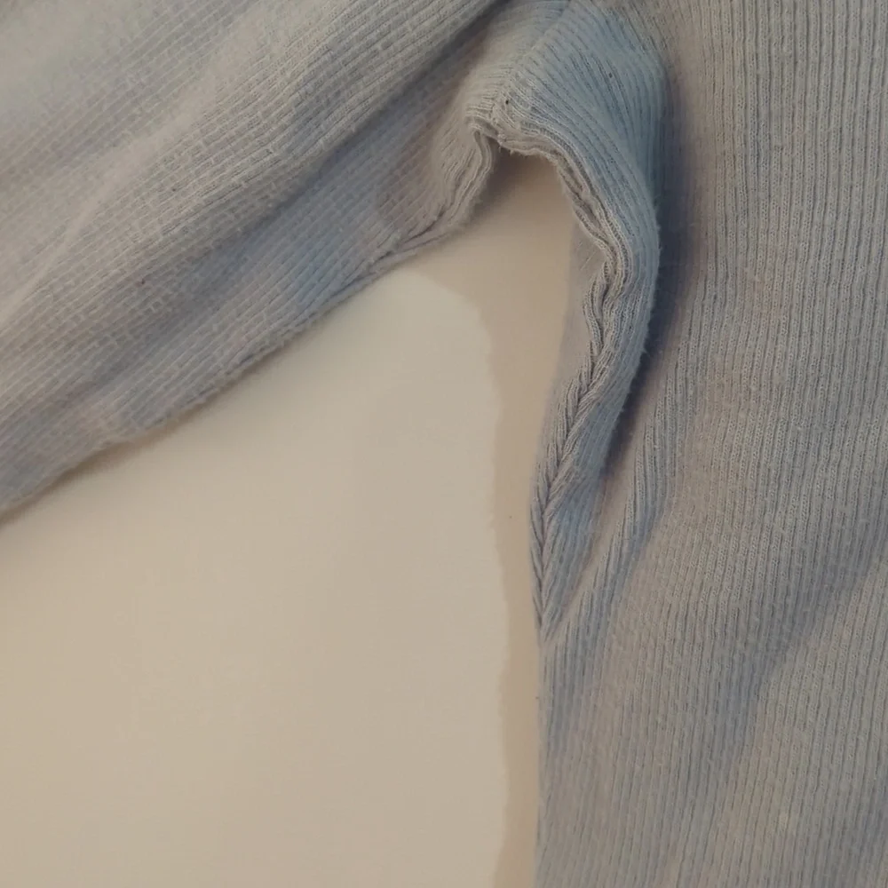 Basic Levi Blue Turtle Neck Ribbed - Picture 3 of 4